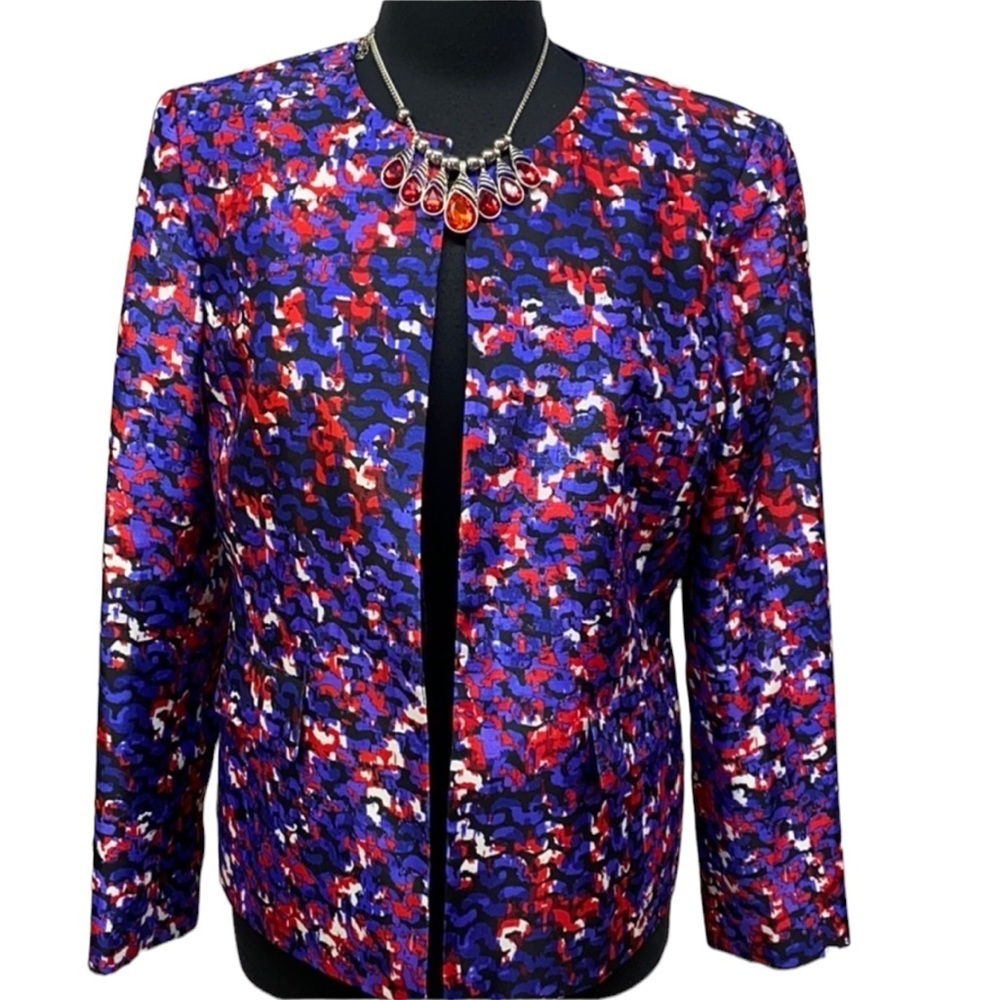 Evan Picone Printed Blazer